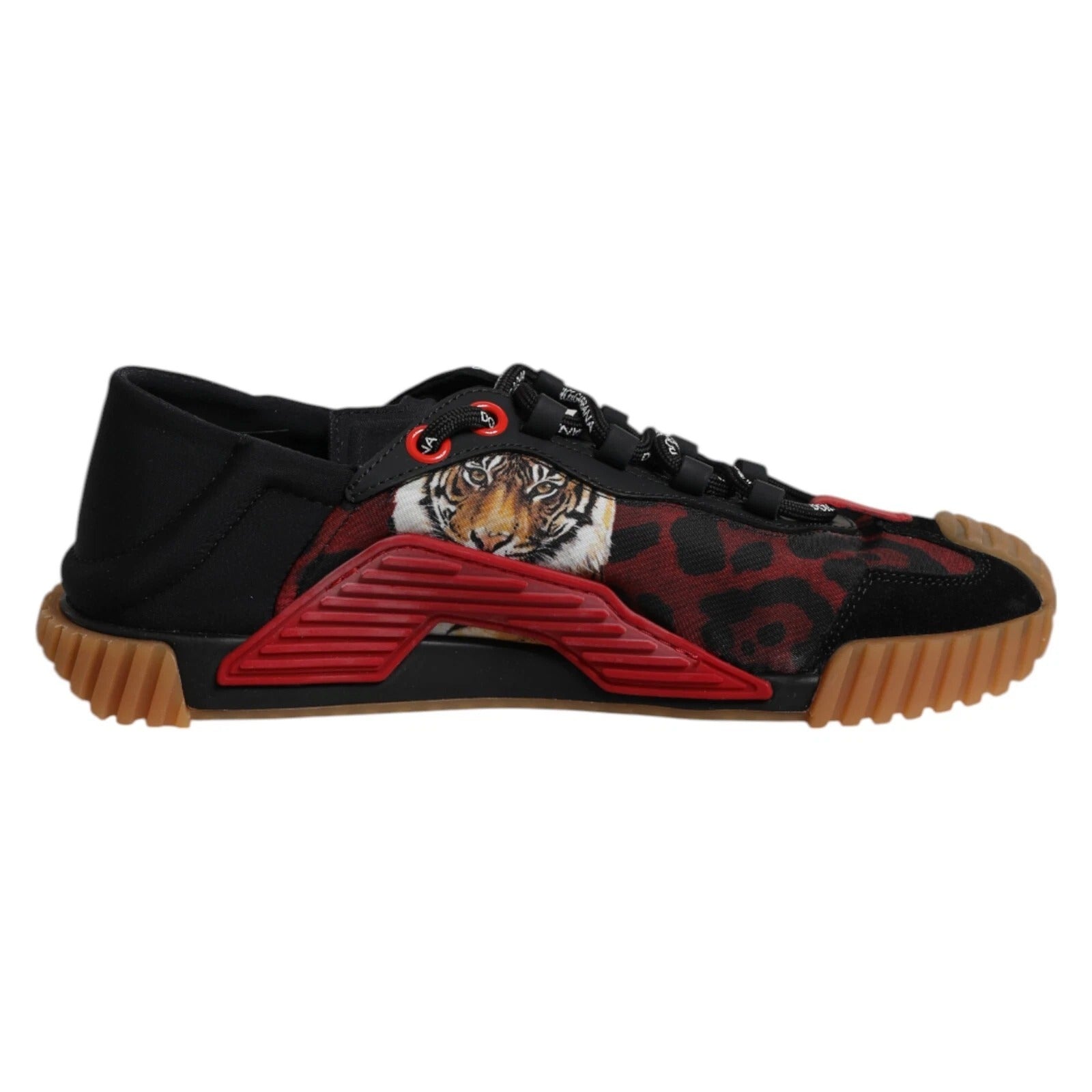 Dolce & Gabbana Black Logo Low Top NS1 Men Men's Sneakers (Pre-Owned)