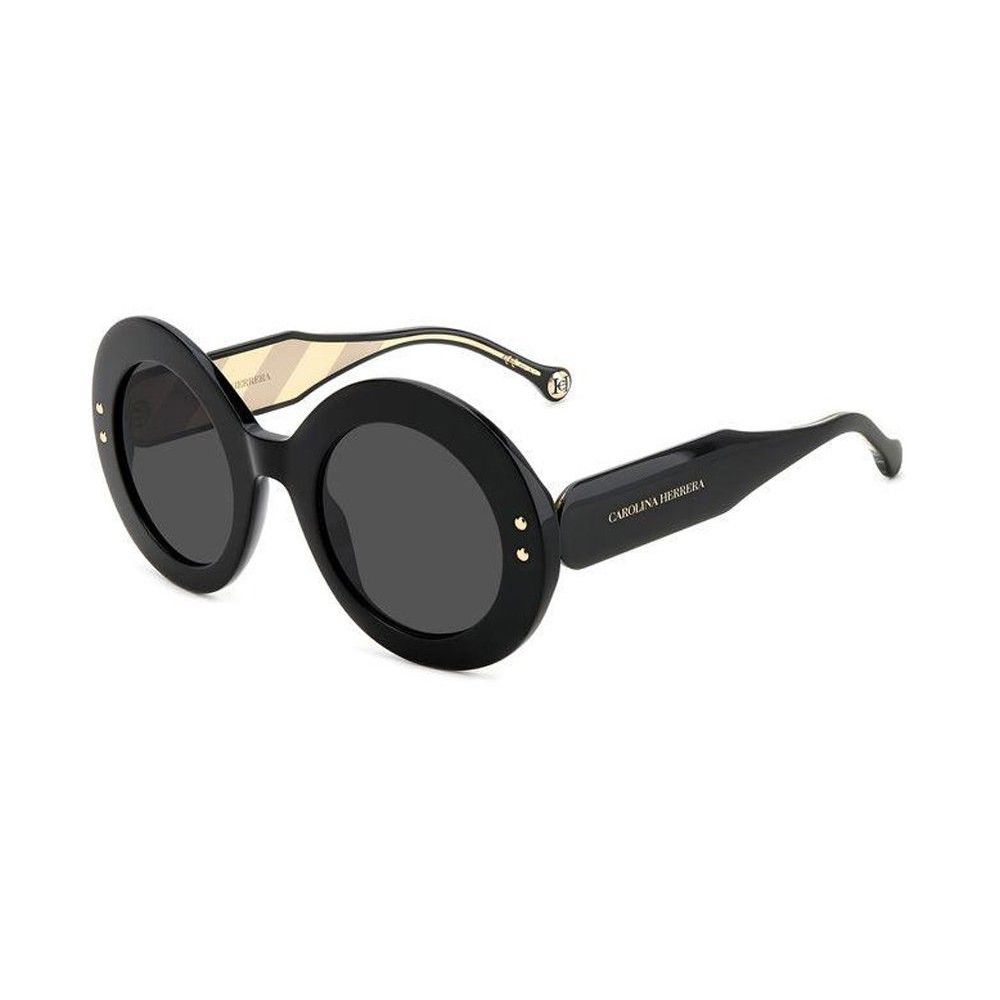 Carolina Herrera Black Acetate Women's Sunglasses