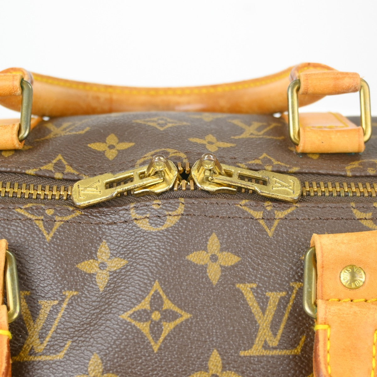 Louis Vuitton Keepall Monogram Canvas Brown Canvas Travel Bag Bag (Pre-Owned)