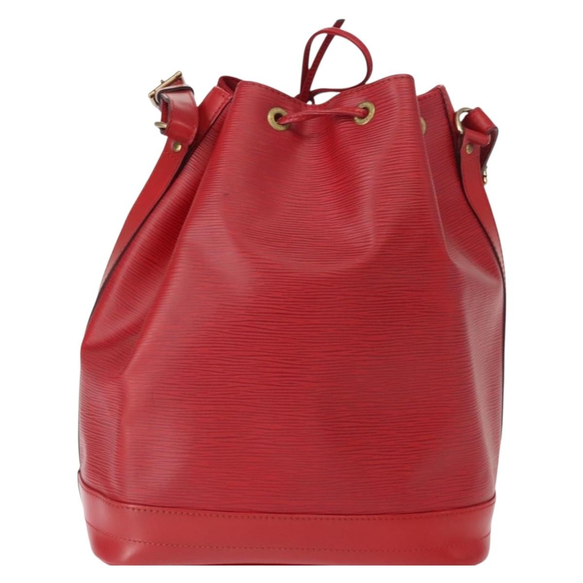 Louis Vuitton Noe Epi Leather Red Leather Shoulder Bag Bag (Pre-Owned)