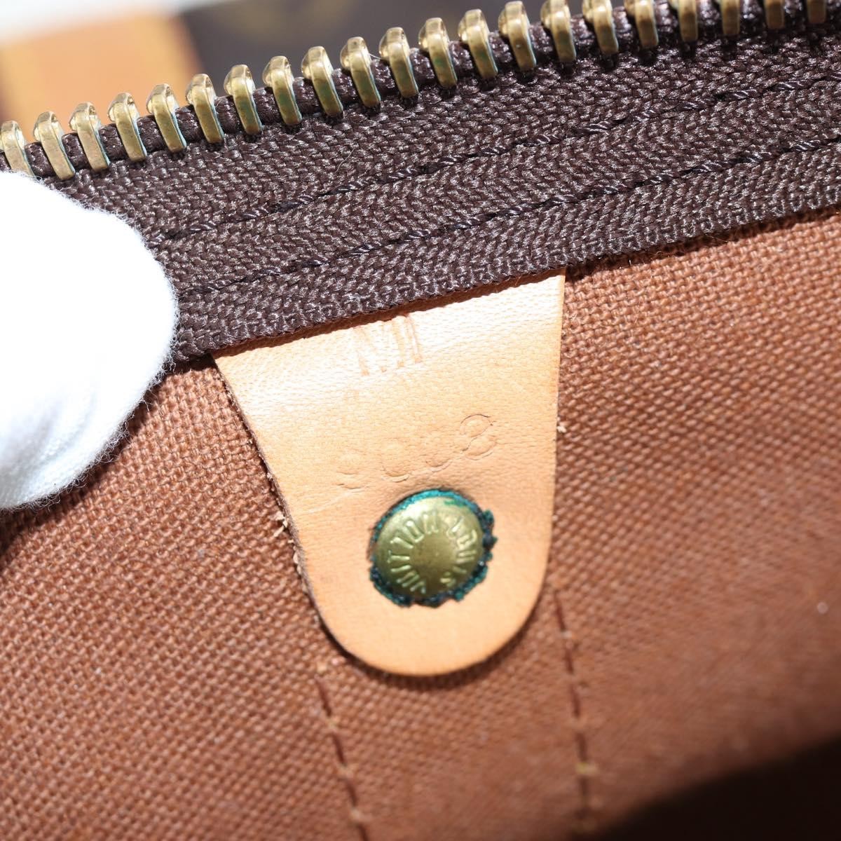 Louis Vuitton Keepall Monogram Canvas Brown Canvas Travel Bag Bag (Pre-Owned)