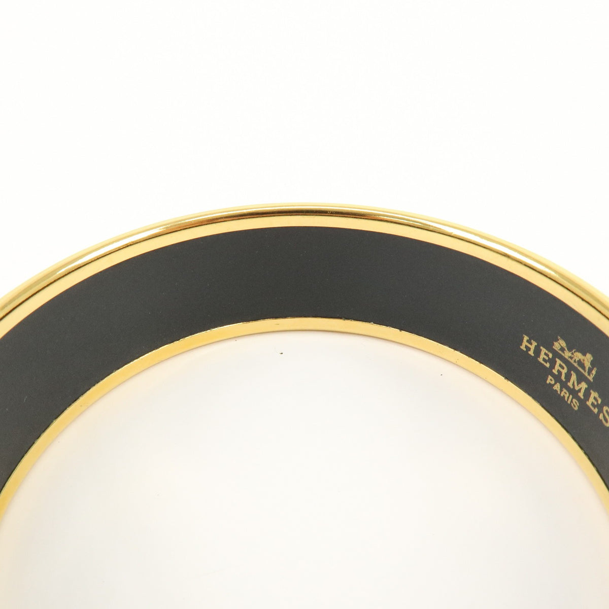 Hermes Bangle Printed Enamel Multicolour Gold_Plated Bracelet Jewelry (Pre-Owned)