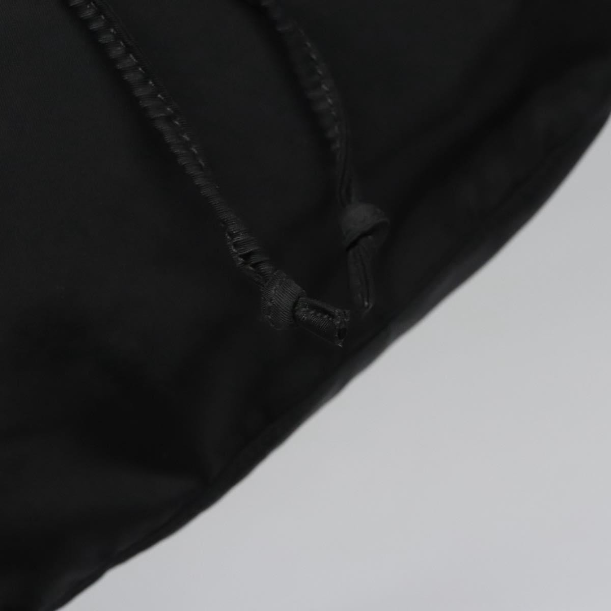 Prada Flap Drawstring Tessuto Black Nylon Backpack Bag (Pre-Owned)