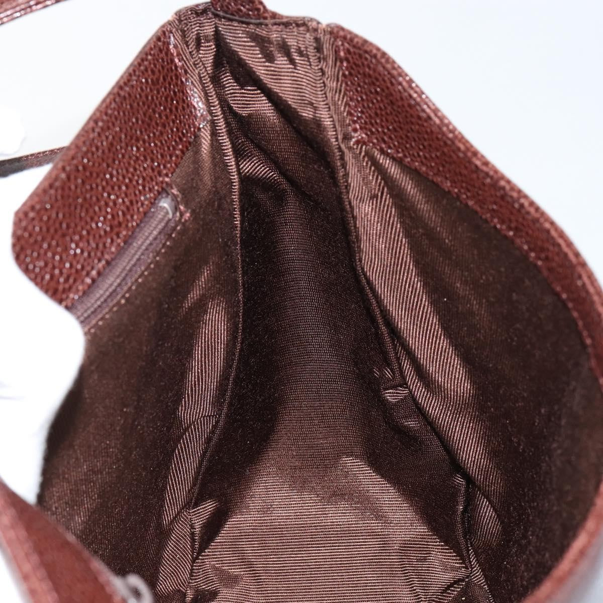 Givenchy Shoulder Leather Brown Leather Shoulder Bag Bag (Pre-Owned)