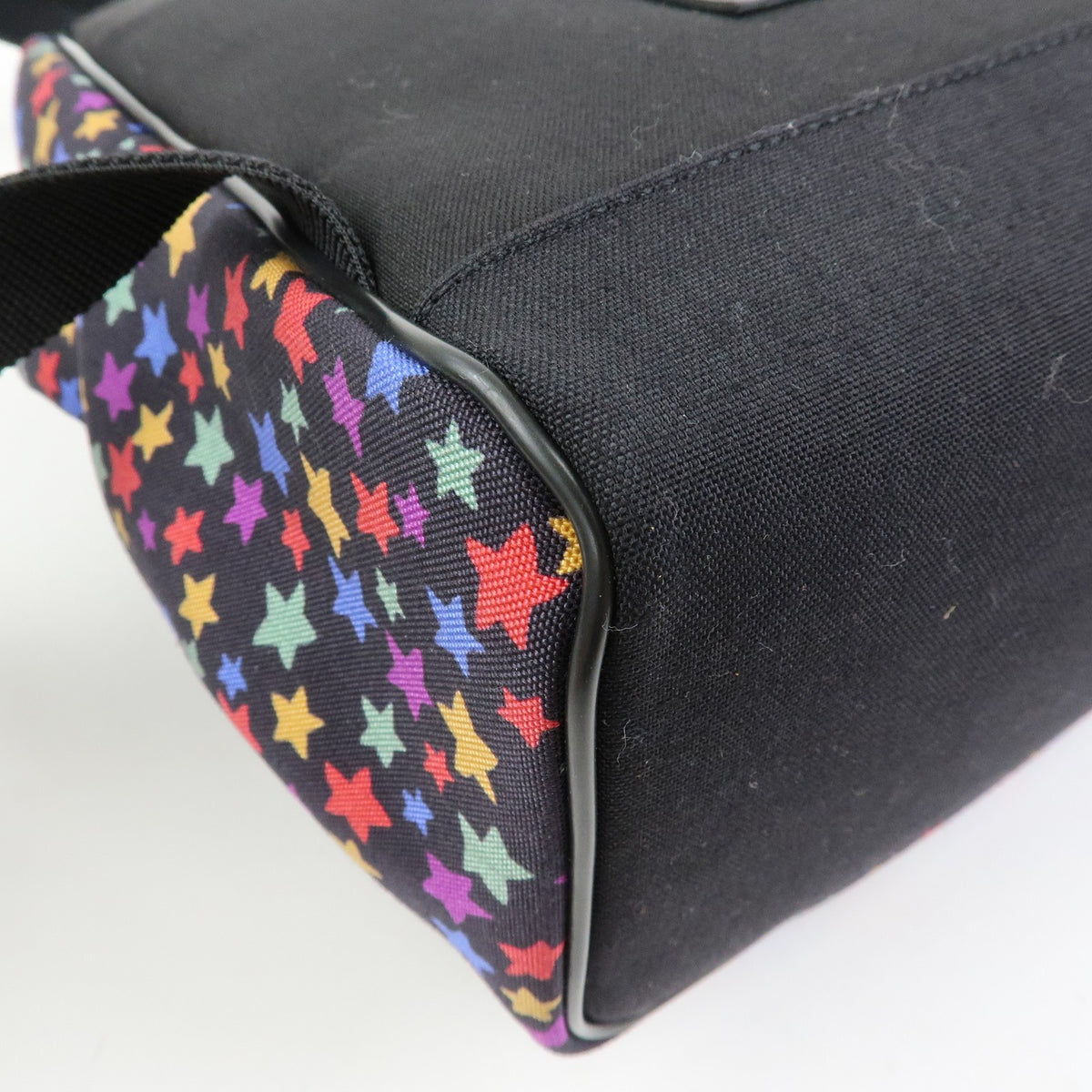 Saint Laurent City Printed Corduroy Multicolour Canvas Backpack Bag (Pre-Owned)