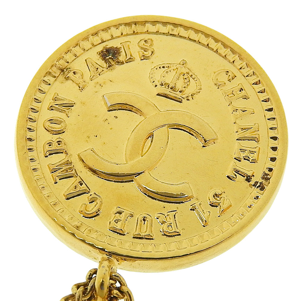 Chanel Coco Mark Gold Gold Plated Brooch Jewelry (Pre-Owned)