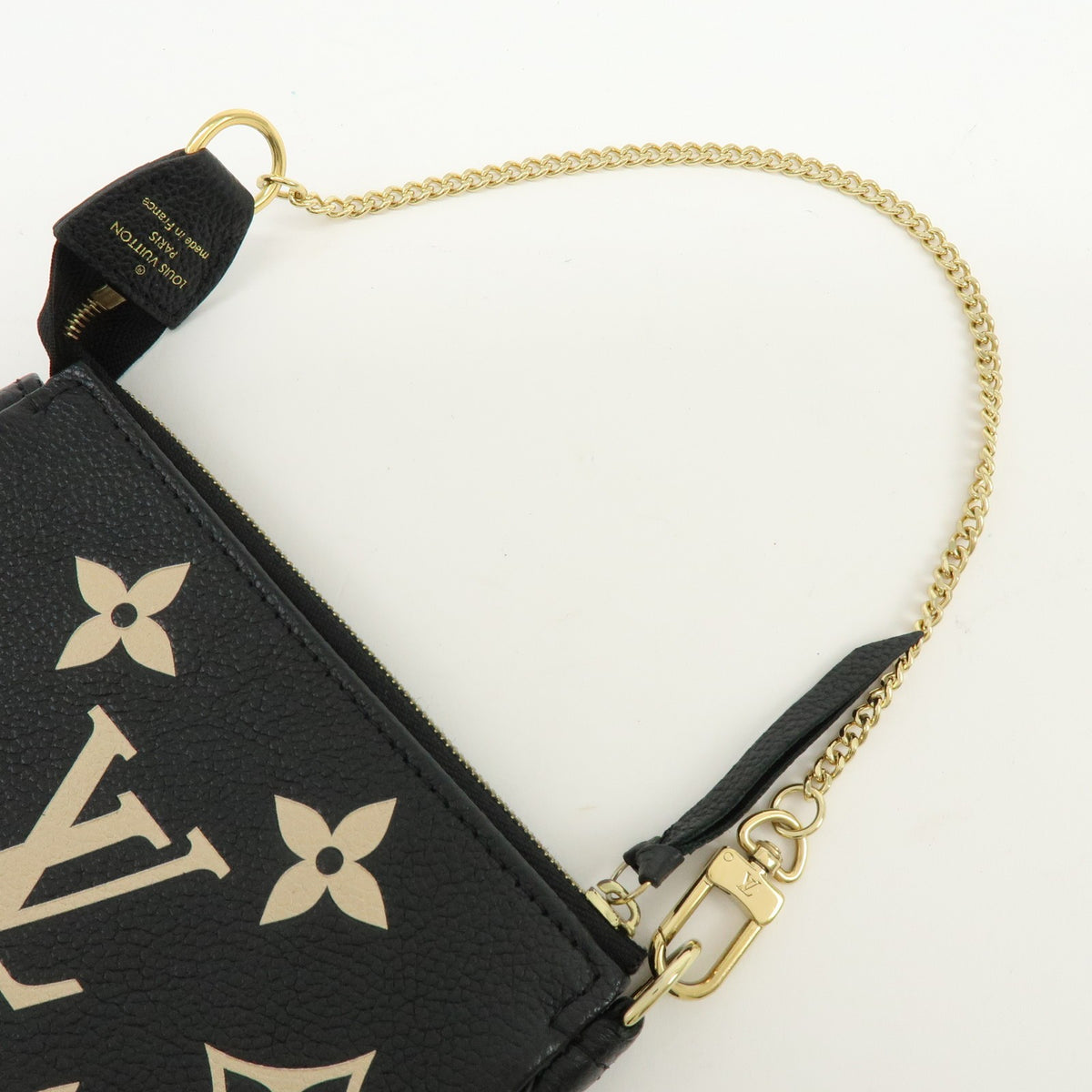 Louis Vuitton Pochette Accessoires Bicolor Monogram Empreinte Giant Black Leather Clutche & Pouche Bag (Pre-Owned)