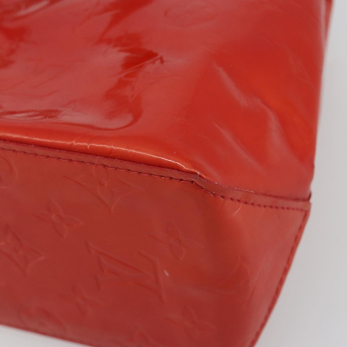 Louis Vuitton Reade Monogram Vernis Red Patent_Leather Handbag (Pre-Owned)