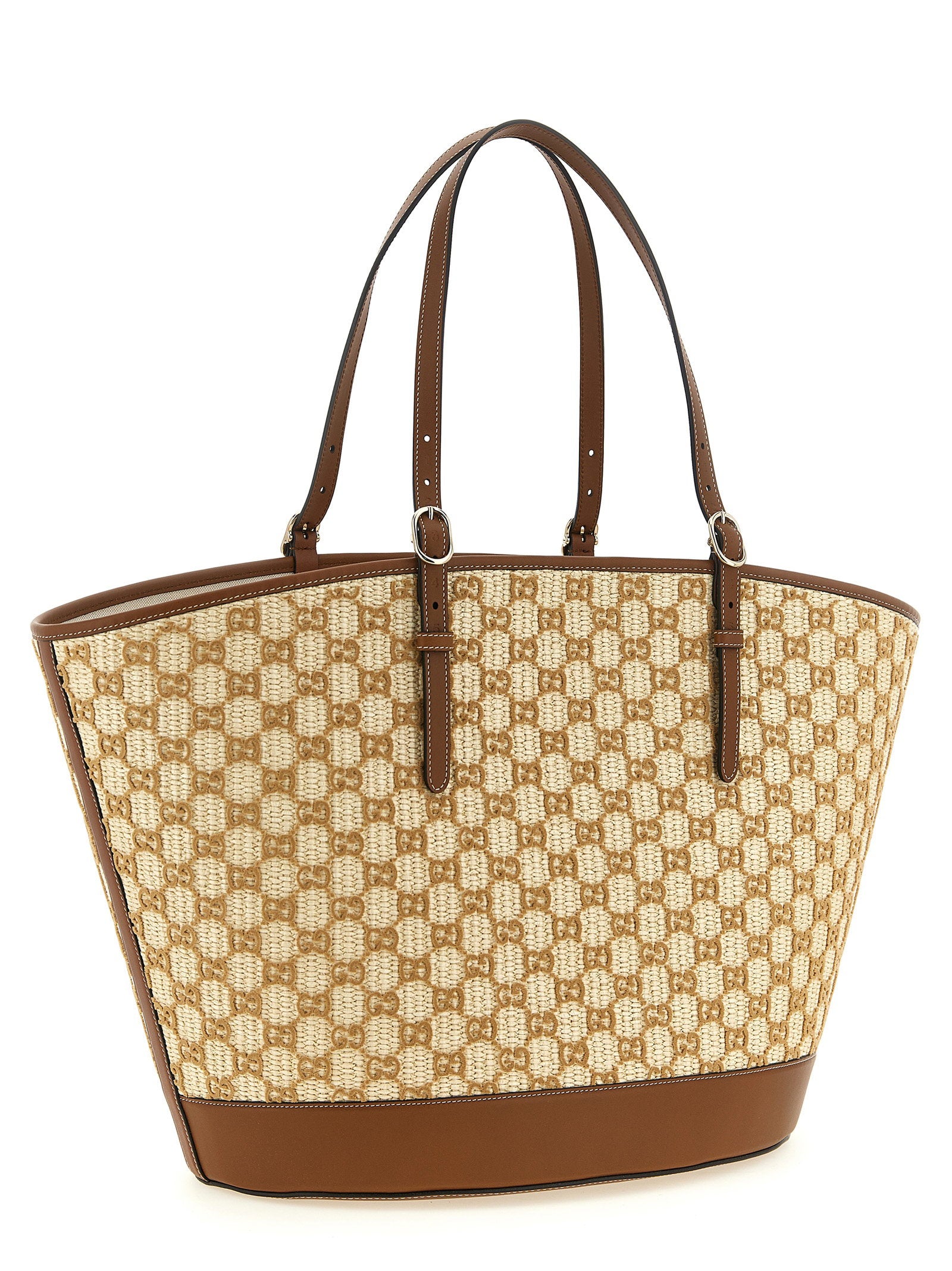 Gucci Women's Large Woven Shopping Bag