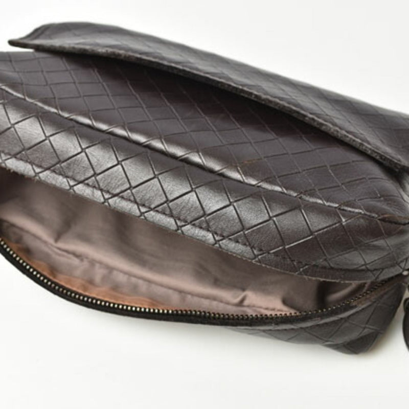 Bottega Veneta Olimpia Brown Leather Shoulder Bag (Pre-Owned)