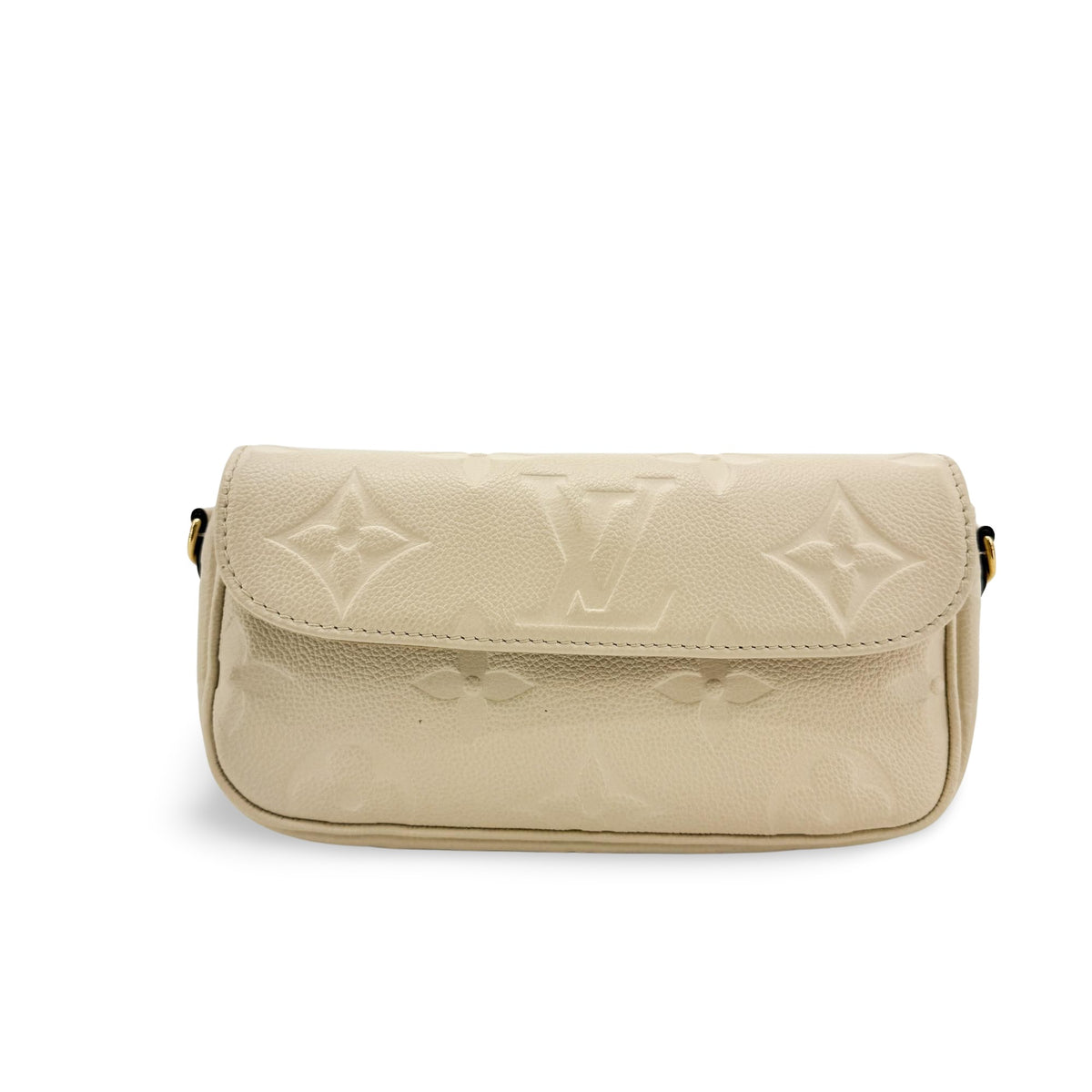 Louis Vuitton Ivy Wallet On Chain Monogram Empreinte Giant Beige Leather Crossbody Bag Bag (Pre-Owned)