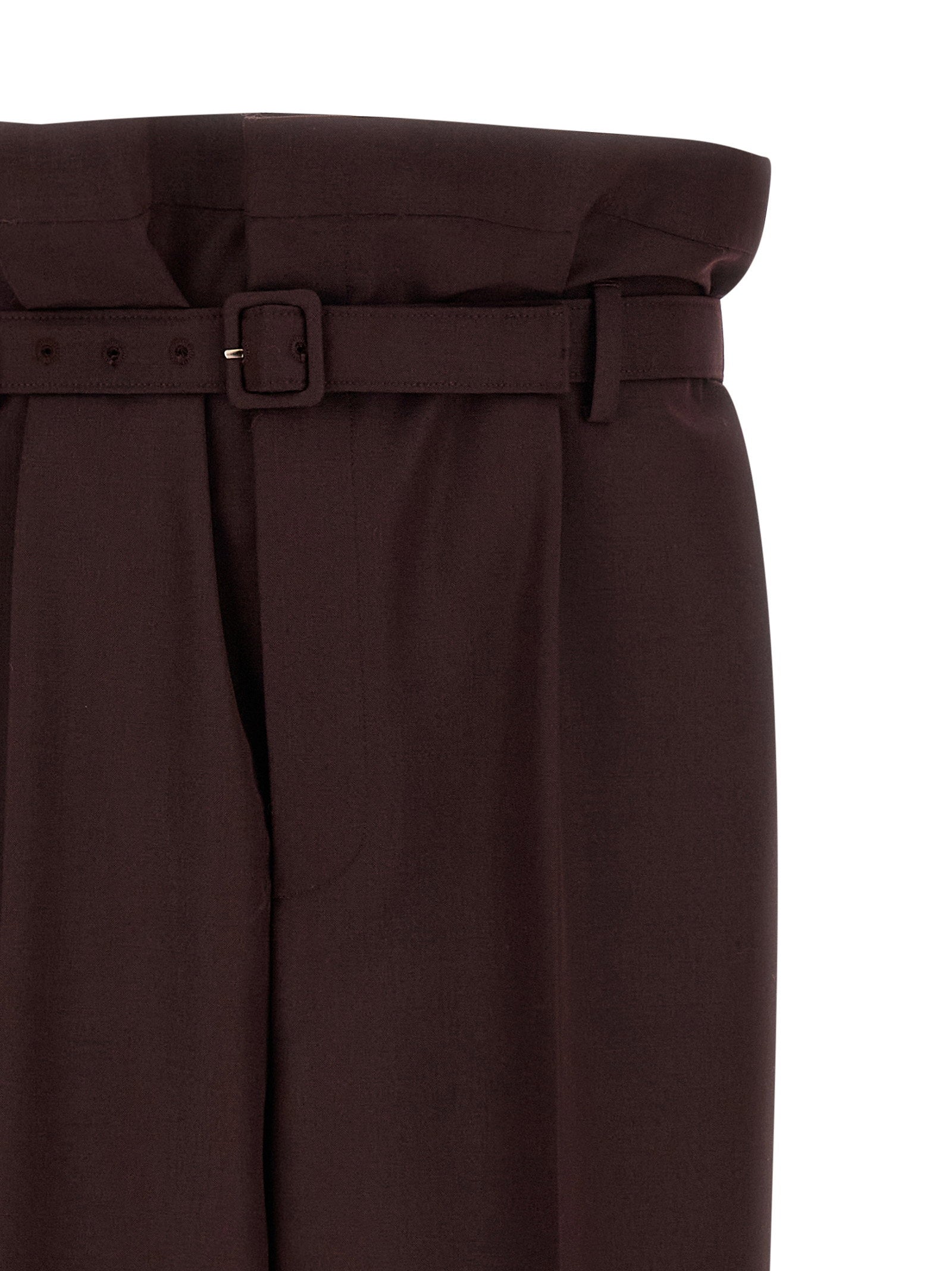 Saint Laurent Men's Paper-Bag Pants