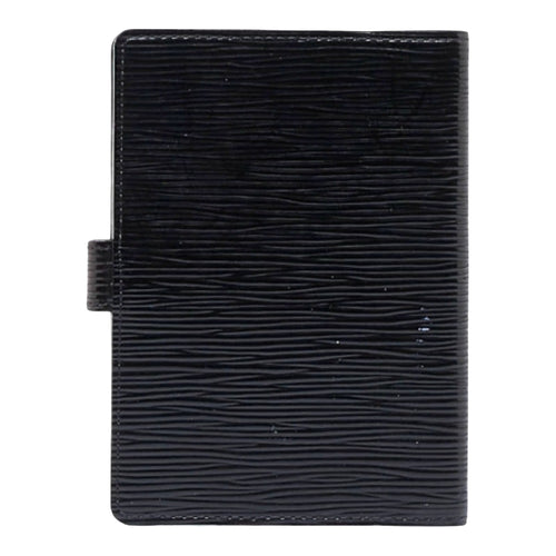 Louis Vuitton Agenda Pm Black Leather Wallet  (Pre-Owned)