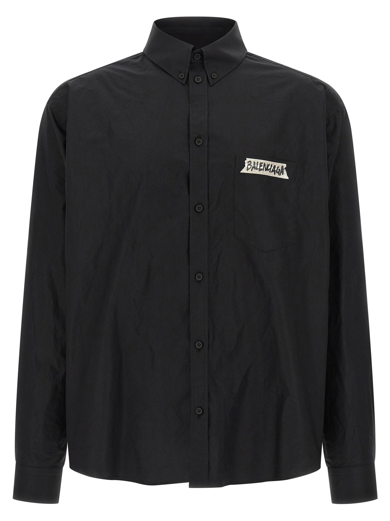 Balenciaga Men's Masking Tape Shirt