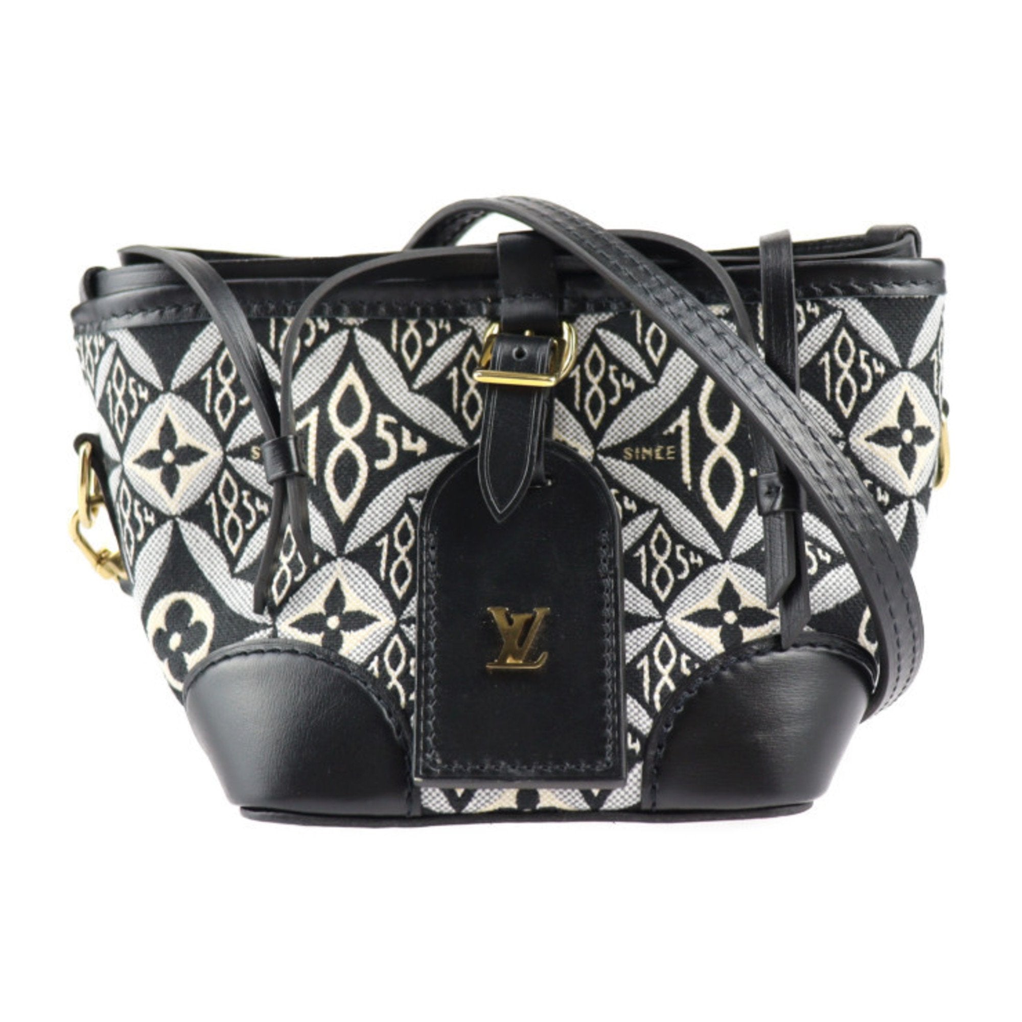 Louis Vuitton Noe Black Leather Shoulder Bag (Pre-Owned)