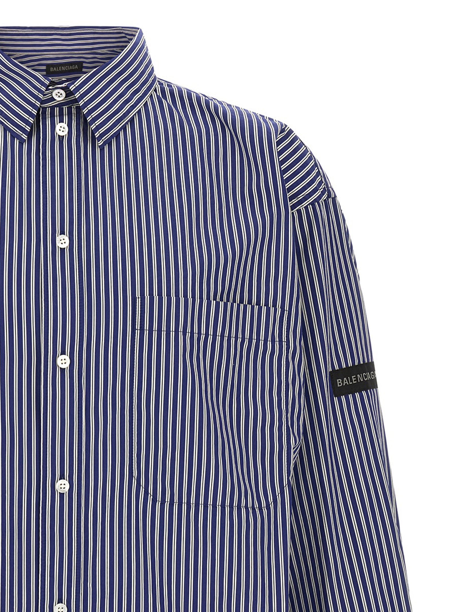 Balenciaga Men's Striped Shirt