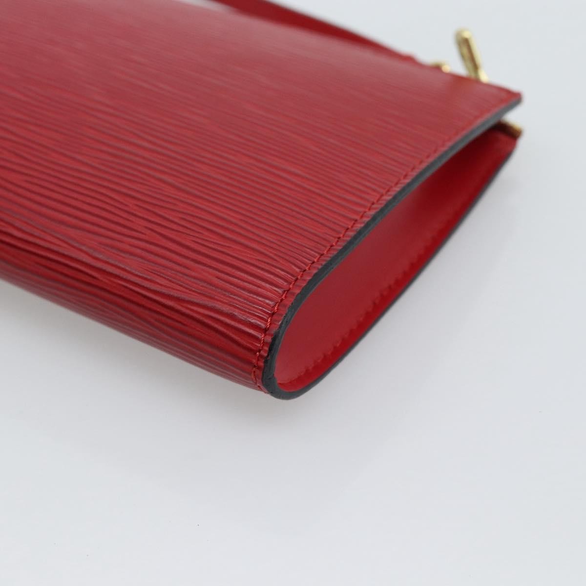 Louis Vuitton Pochette Accessoires Epi Red Leather Clutche & Pouche Bag (Pre-Owned)
