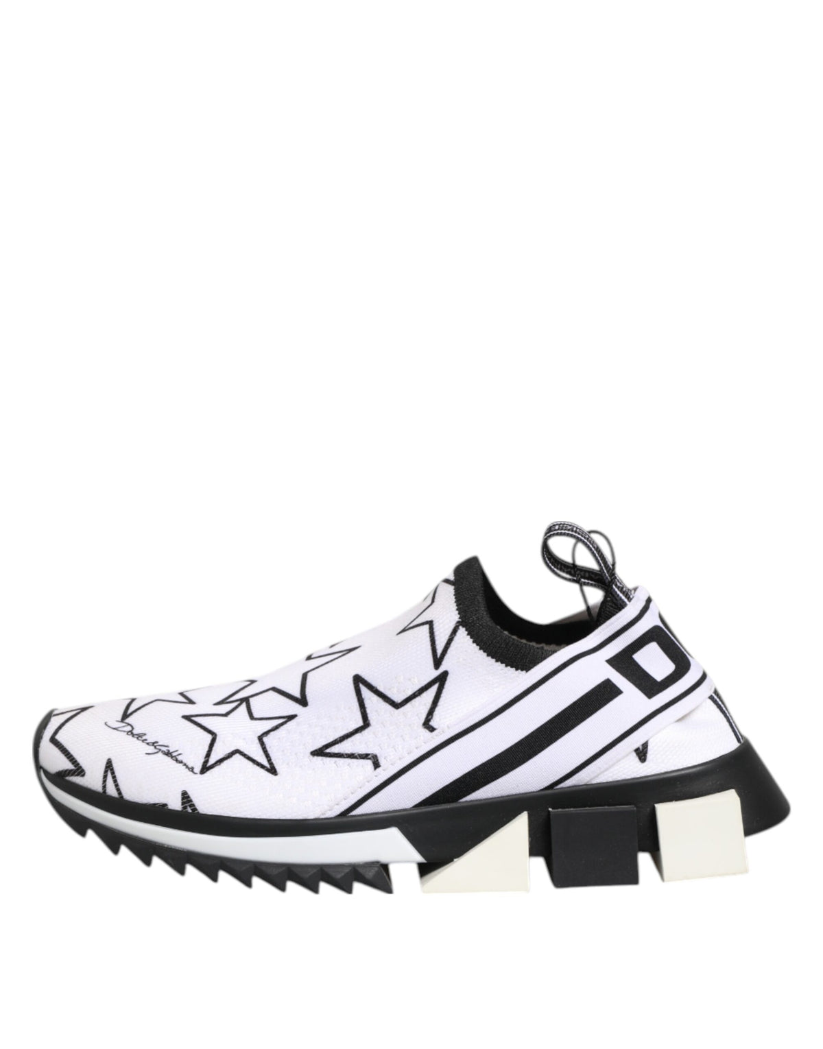 Dolce & Gabbana White Stars Sorrento Low Top Sneakers Women's Shoes (Pre-Owned)