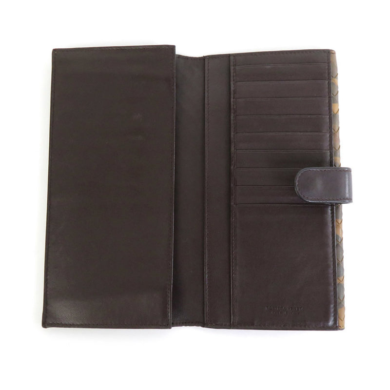 Bottega Veneta Intrecciato Multicolour Leather Wallet  (Pre-Owned)