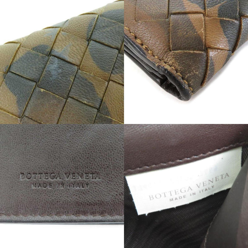 Bottega Veneta Intrecciato Multicolour Leather Wallet  (Pre-Owned)