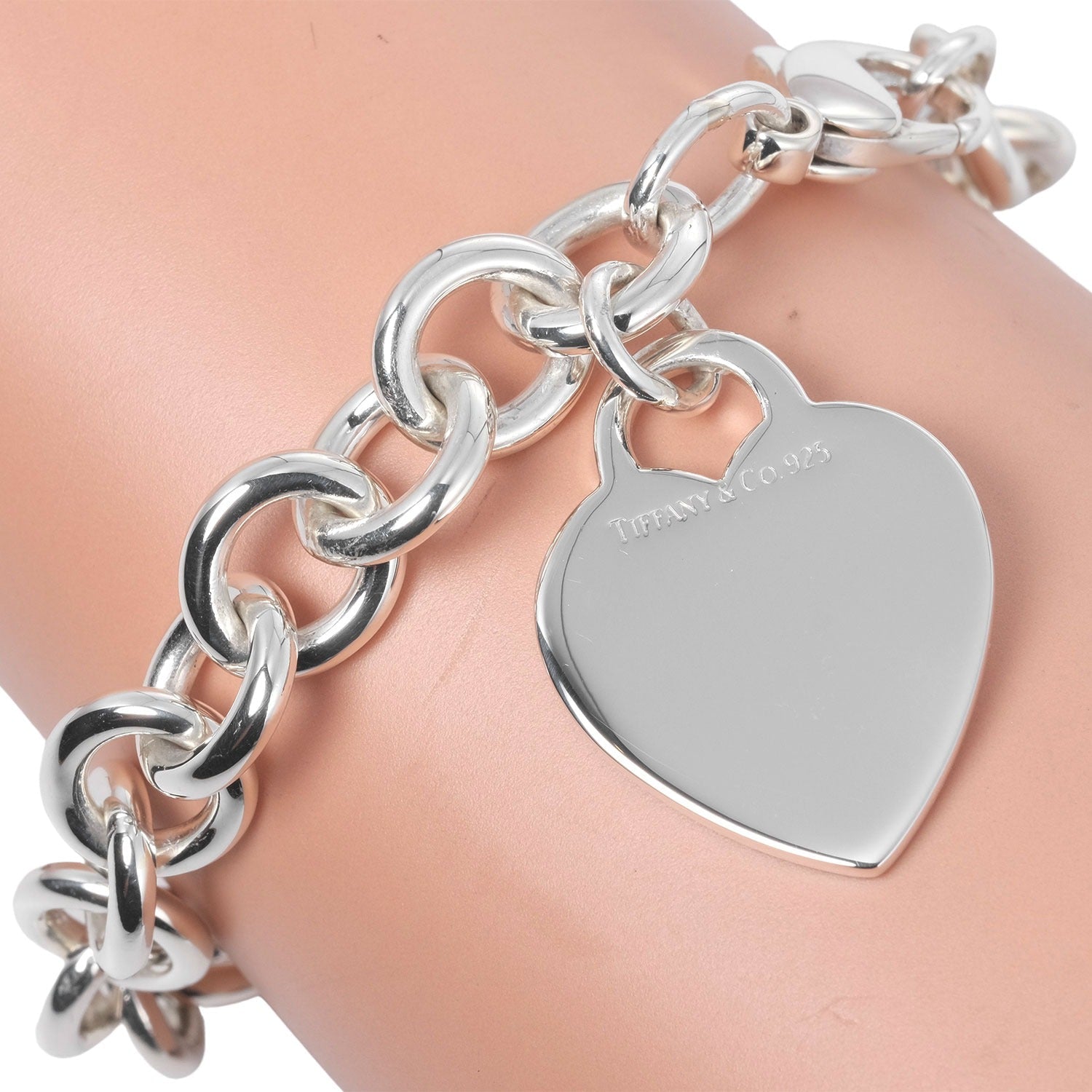Tiffany & Co Return To Tiffany Silver Silver Bracelet Jewelry (Pre-Owned)