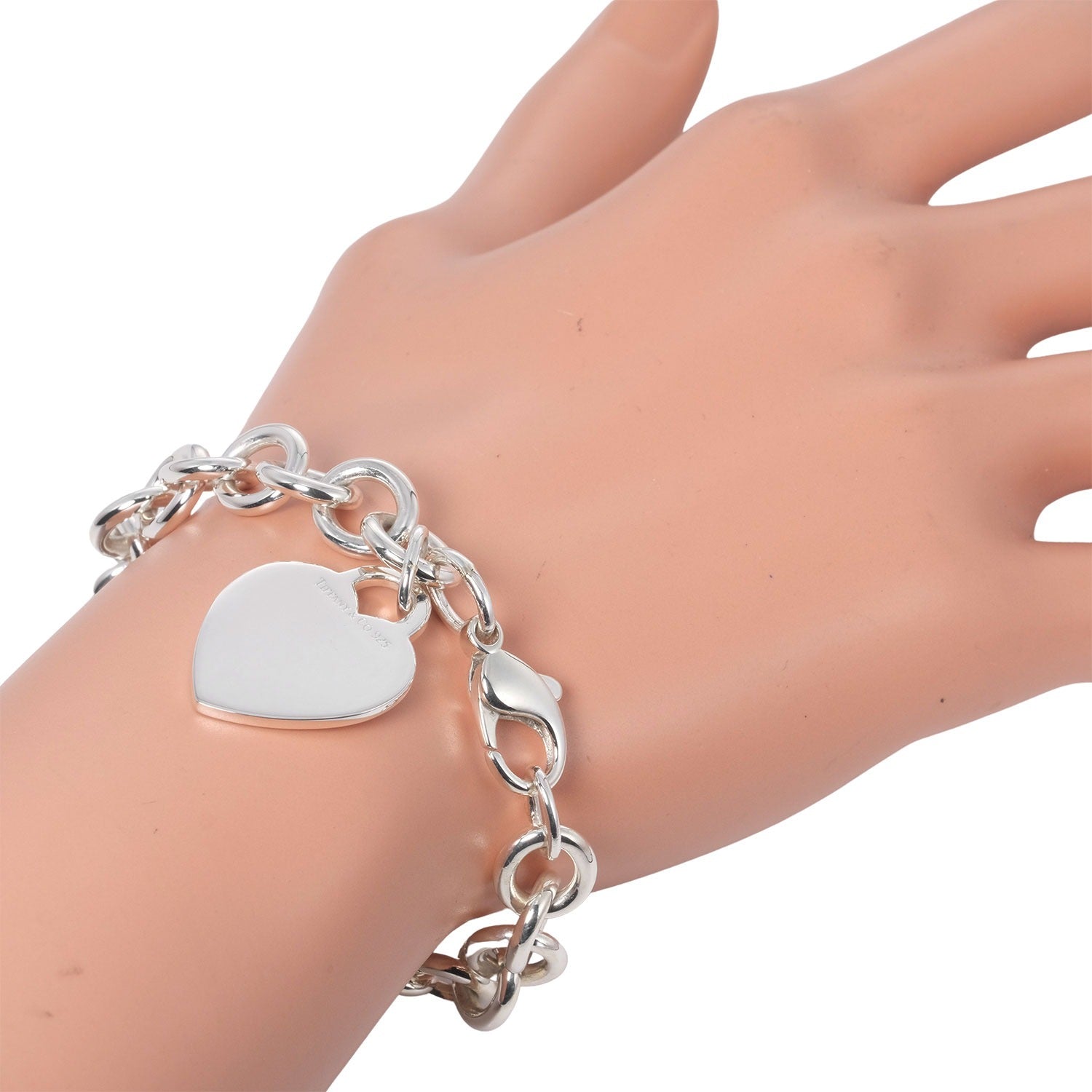 Tiffany & Co Return To Tiffany Silver Silver Bracelet Jewelry (Pre-Owned)
