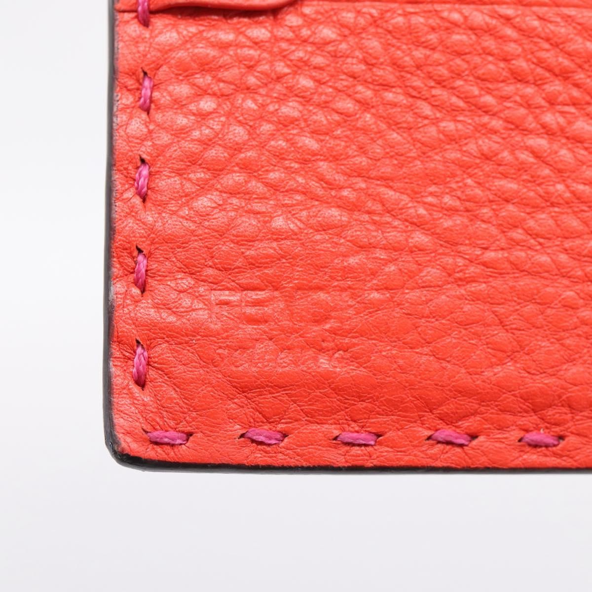 Fendi Selleria Peekaboo Leather Pink Leather Wallets Accessory (Pre-Owned)