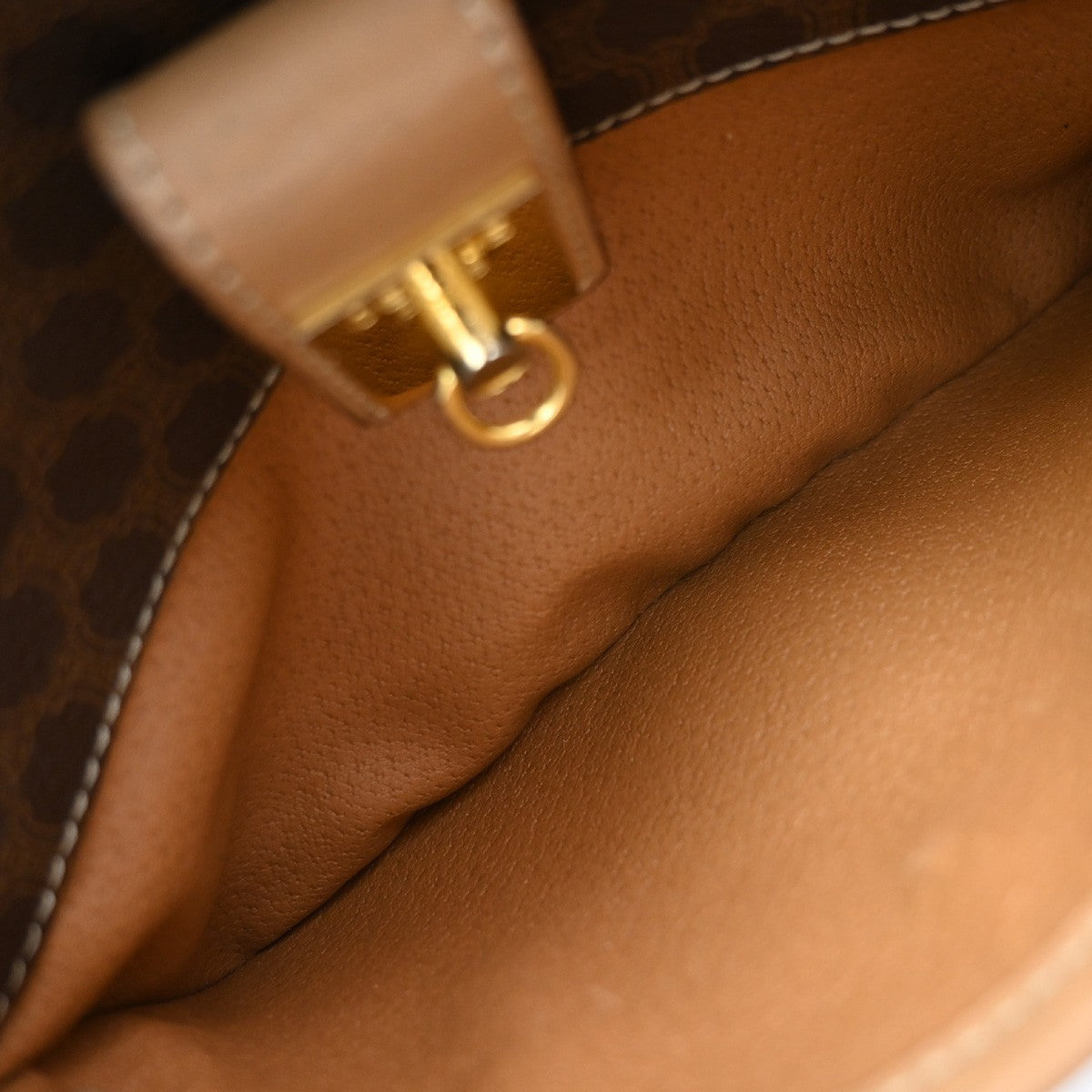 Celine Macadam Leather Brown Pvc Shoulder Bag Bag (Pre-Owned)