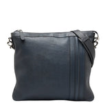 Gucci Abbey Navy Leather Shoulder Bag (Pre-Owned)