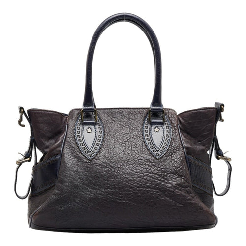 Fendi Etniko Brown Leather Handbag (Pre-Owned)