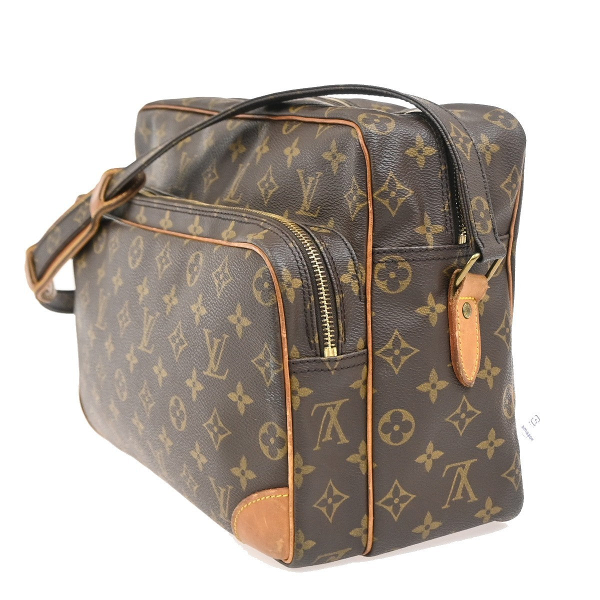 Louis Vuitton Nil Shoulder Bag Monogram Canvas Brown Canvas Shoulder Bag Bag (Pre-Owned)