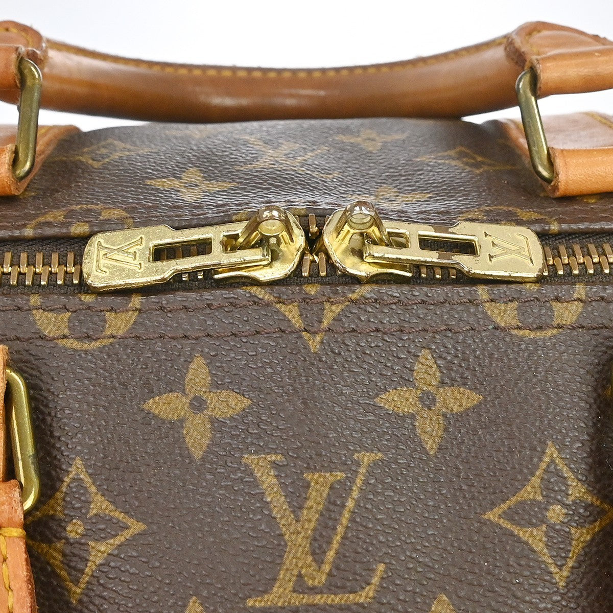 Louis Vuitton Keepall Monogram Brown Canvas Travel Bag Bag (Pre-Owned)