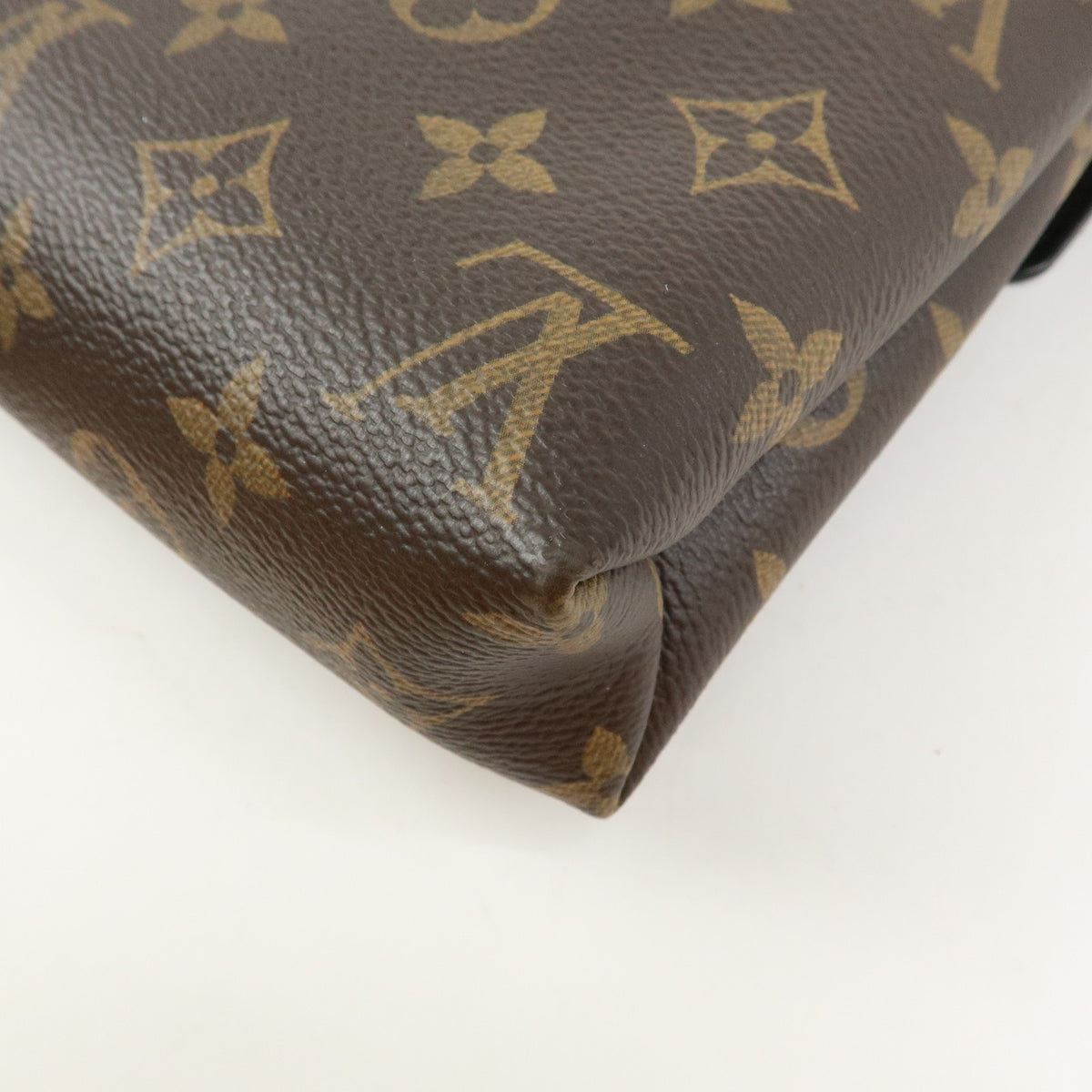 Louis Vuitton Pallas Chain Monogram Canvas And Calfskin Brown Canvas Shoulder Bag Bag (Pre-Owned)