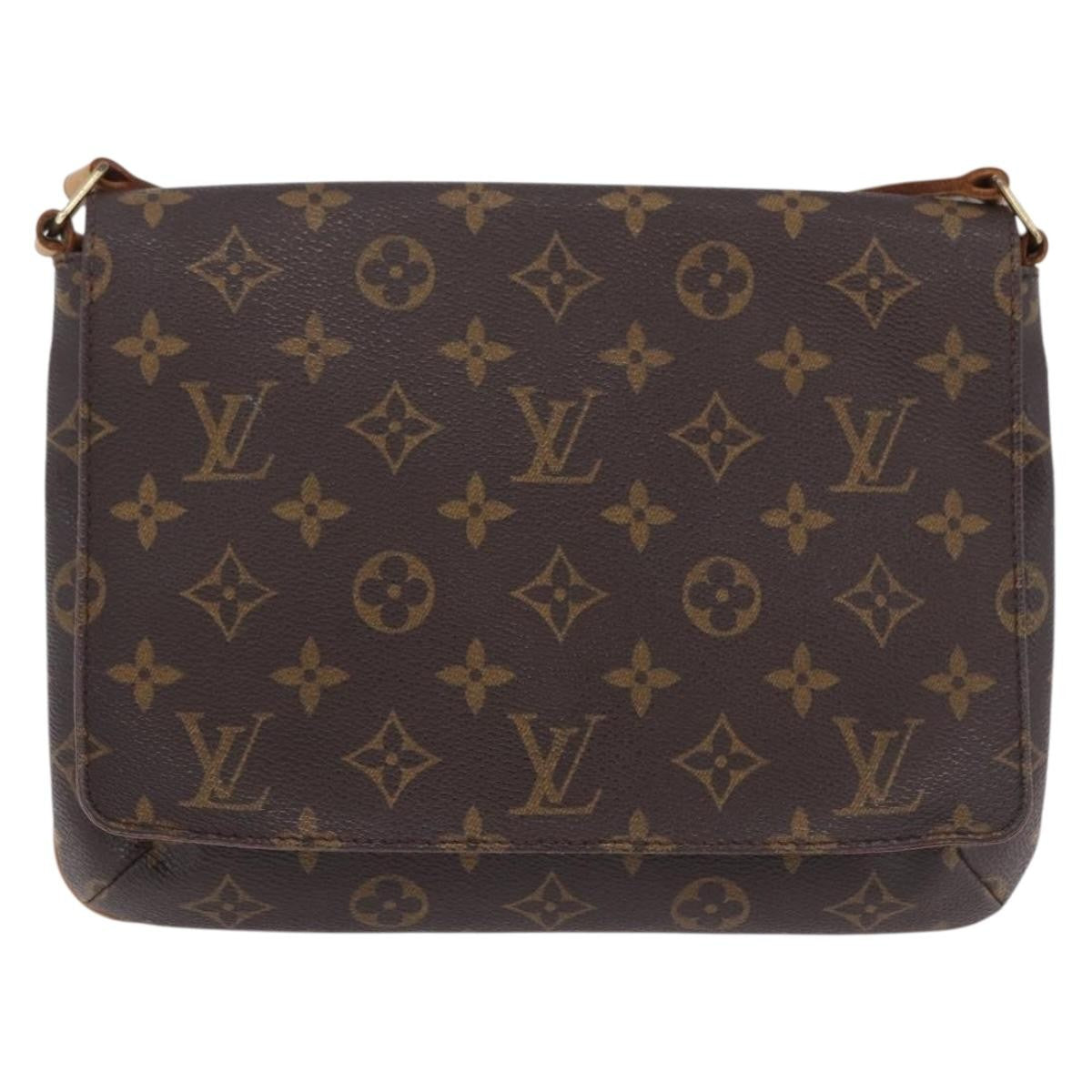 Louis Vuitton Musette Tango Monogram Canvas Brown Canvas Shoulder Bag Bag (Pre-Owned)