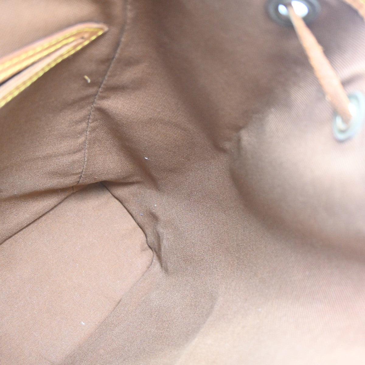 Louis Vuitton Vintage Montsouris Monogram Canvas Brown Canvas Backpack Bag (Pre-Owned)