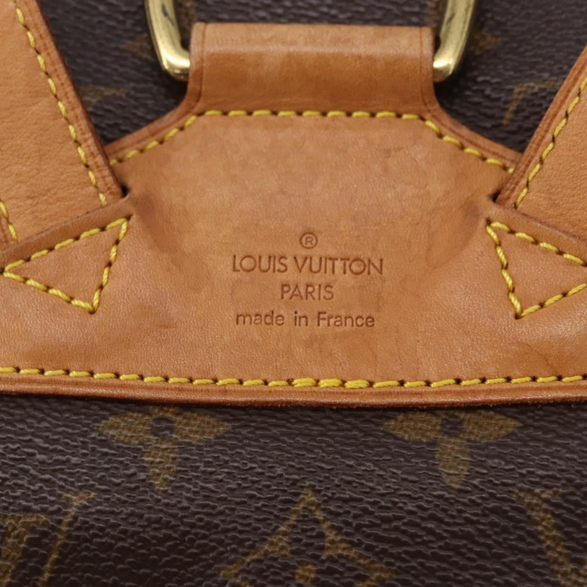 Louis Vuitton Vintage Montsouris Monogram Canvas Brown Canvas Backpack Bag (Pre-Owned)