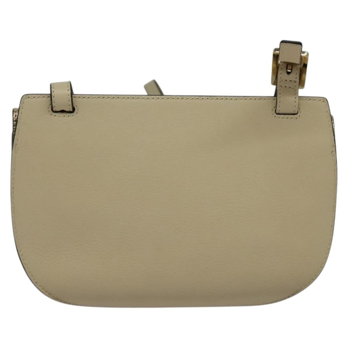 Chloe Georgia Leather Gold Leather Shoulder Bag Bag (Pre-Owned)