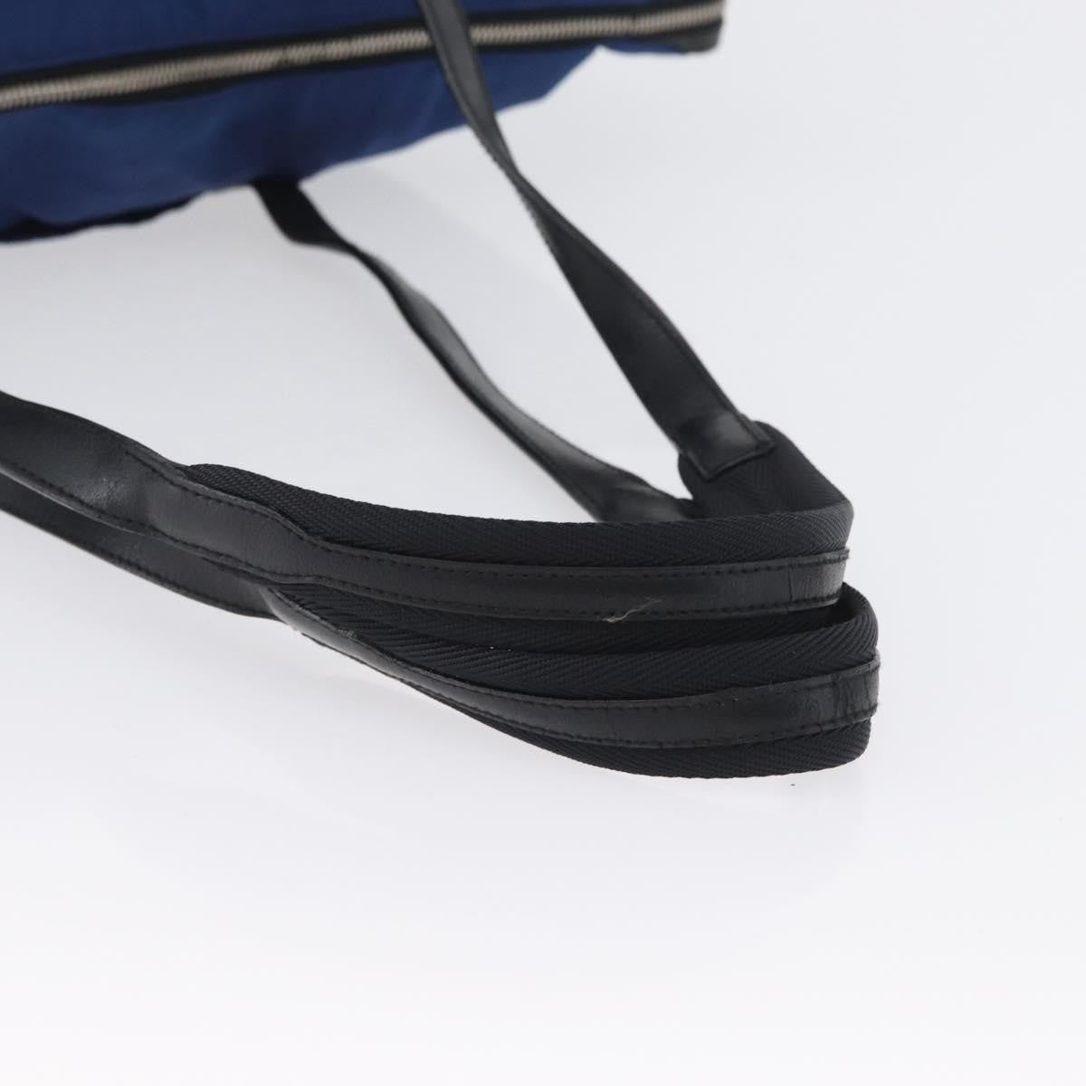 Prada Vintage Tote Tessuto Blue Nylon Tote Bag Bag (Pre-Owned)