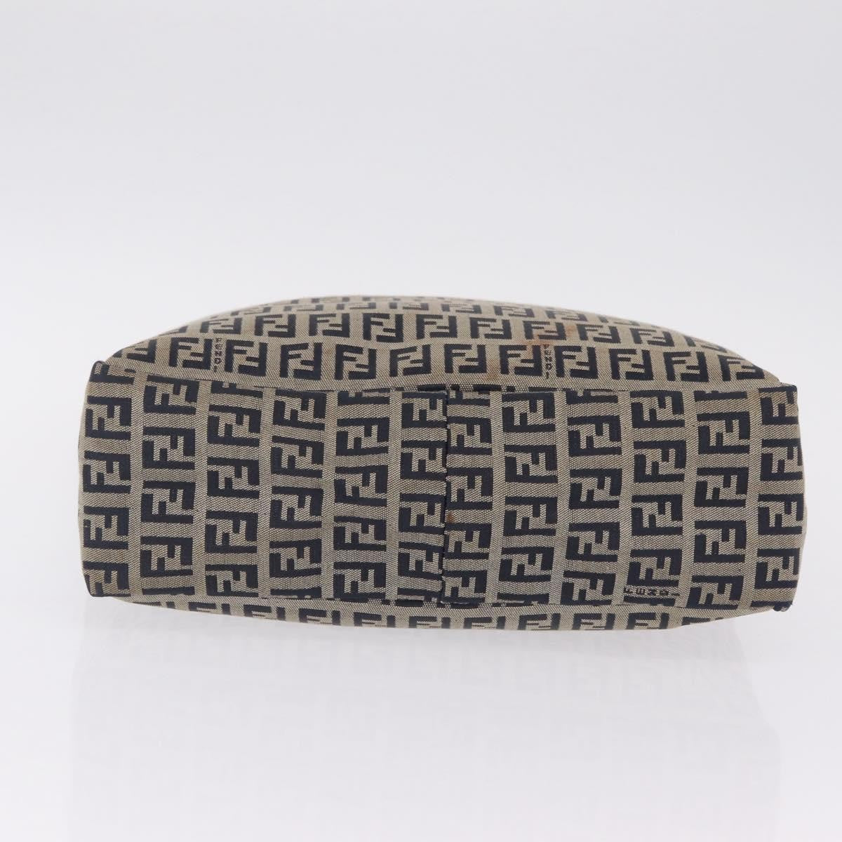 Fendi Vintage Shopping Zucchino Canvas Navy Canvas Tote Bag Bag (Pre-Owned)