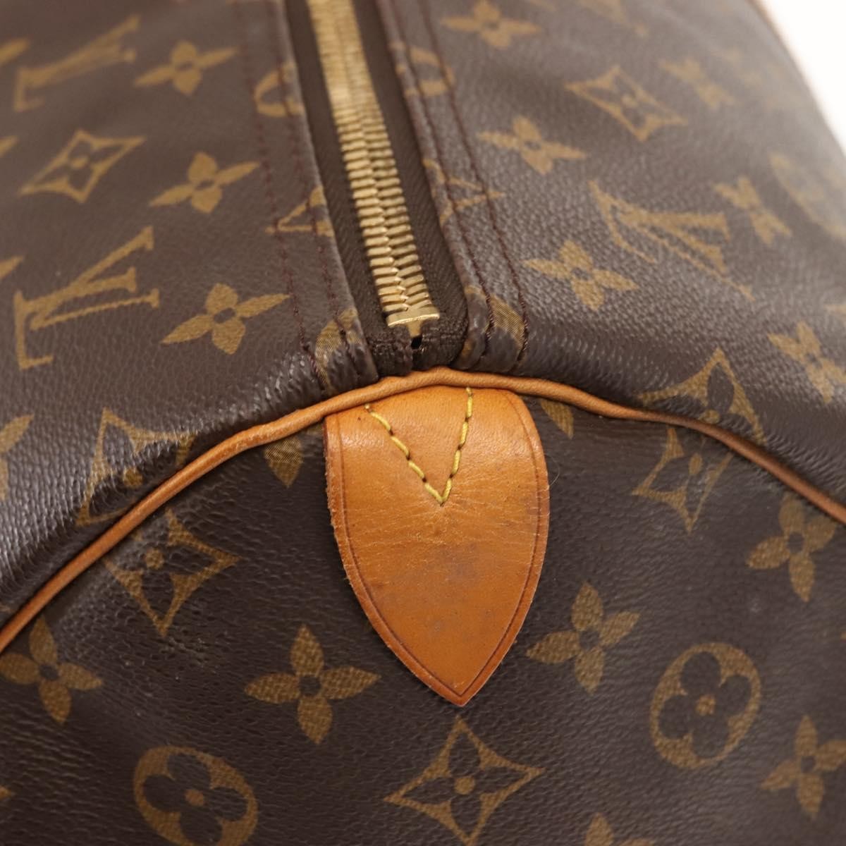 Louis Vuitton Keepall Monogram Canvas Brown Canvas Travel Bag Bag (Pre-Owned)