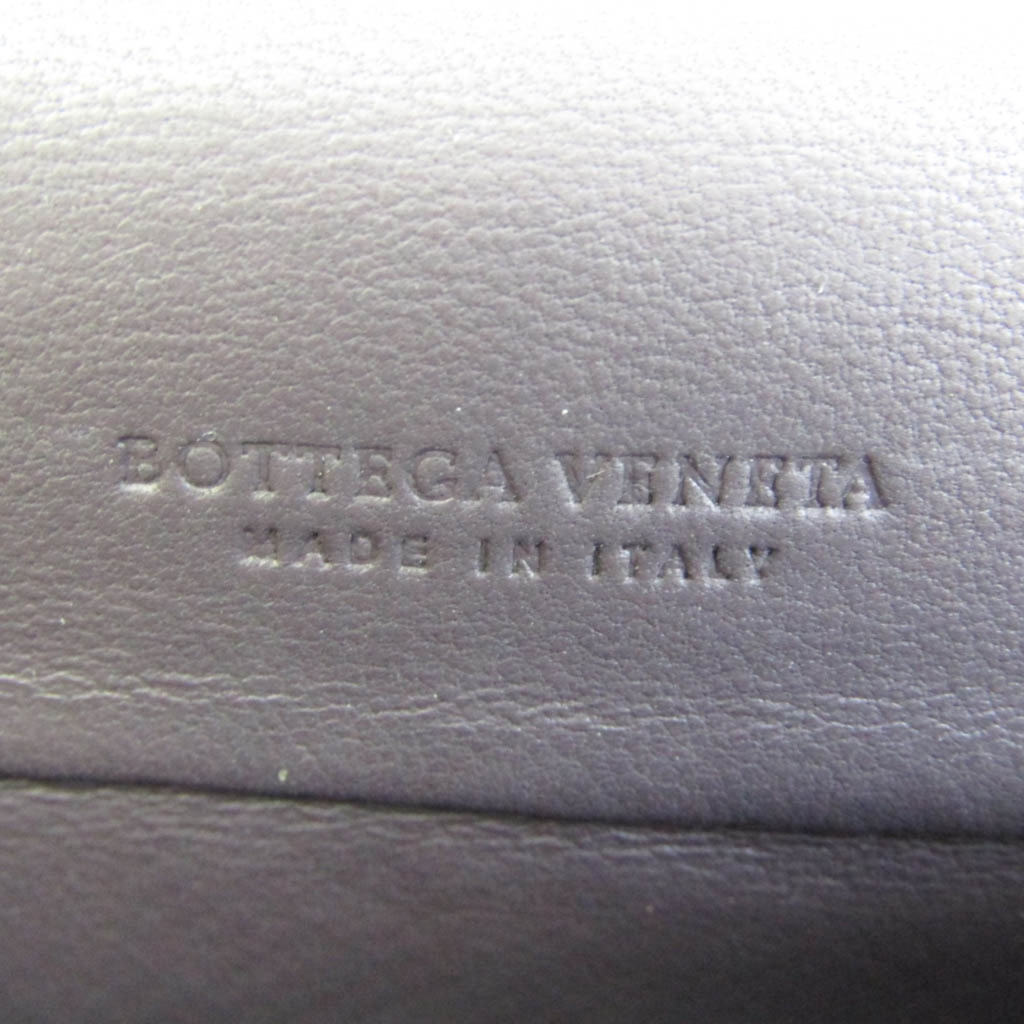 Bottega Veneta Intrecciato Brown Leather Wallet  (Pre-Owned)
