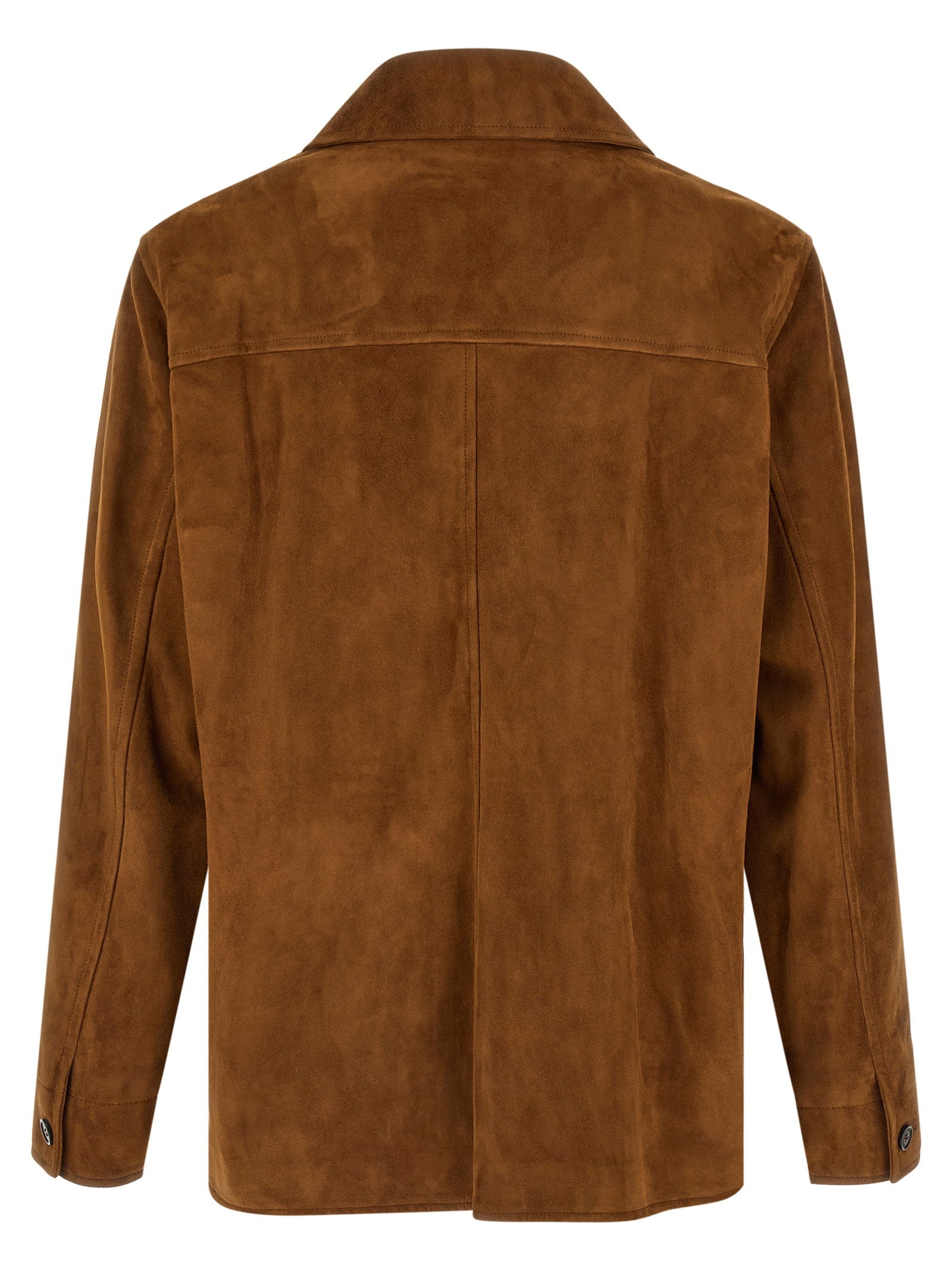 Saint Laurent Men's Suede Overshirt