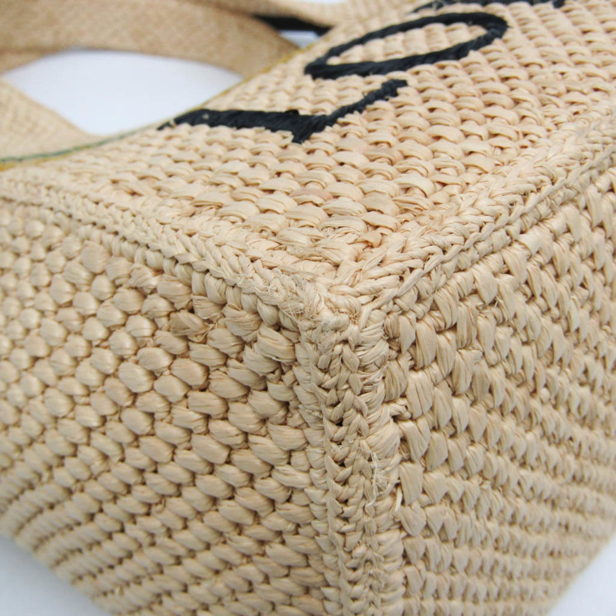 Loewe Paula's Ibiza Logo Raffia Multicolour Wicker Tote Bag Bag (Pre-Owned)