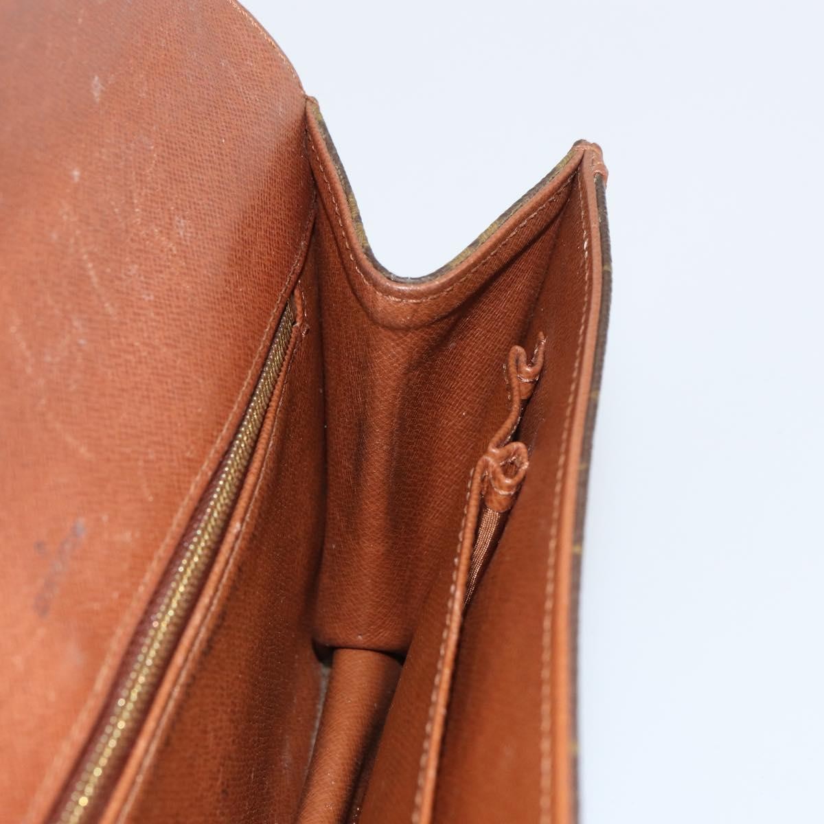Louis Vuitton Dame Pochette Monogram Canvas Brown Canvas Clutche & Pouche Bag (Pre-Owned)