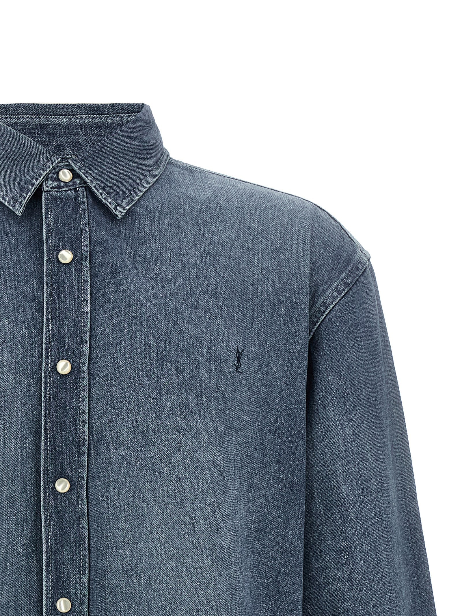 Saint Laurent Men's Cassandre Shirt
