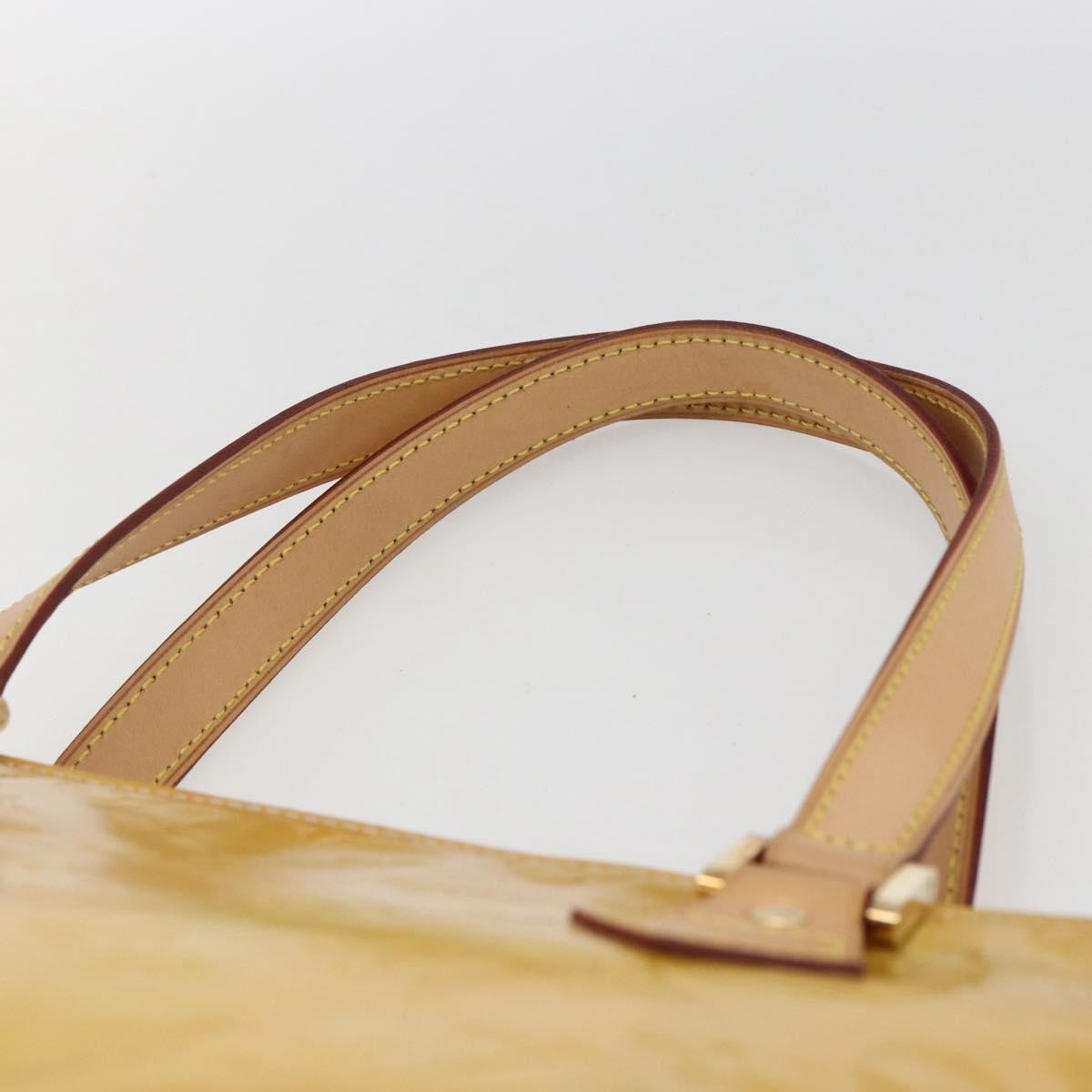 Louis Vuitton Houston Monogram Vernis Yellow Patent_Leather Tote Bag Bag (Pre-Owned)