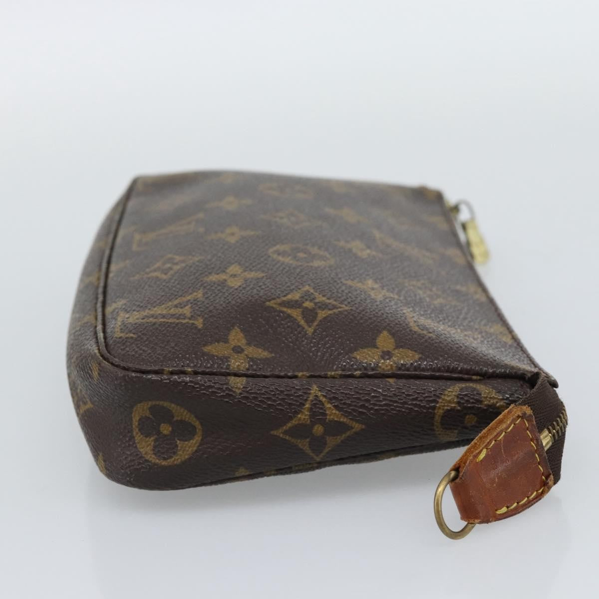 Louis Vuitton Pochette Accessoires Monogram Brown Canvas Clutche & Pouche Bag (Pre-Owned)
