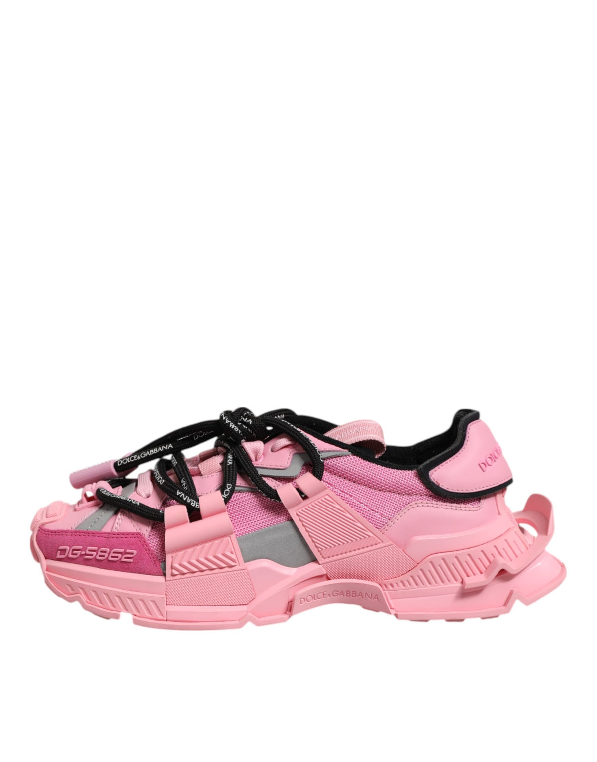 Dolce & Gabbana Pink Low Top Space Women Sneakers Women's Shoes (Pre-Owned)