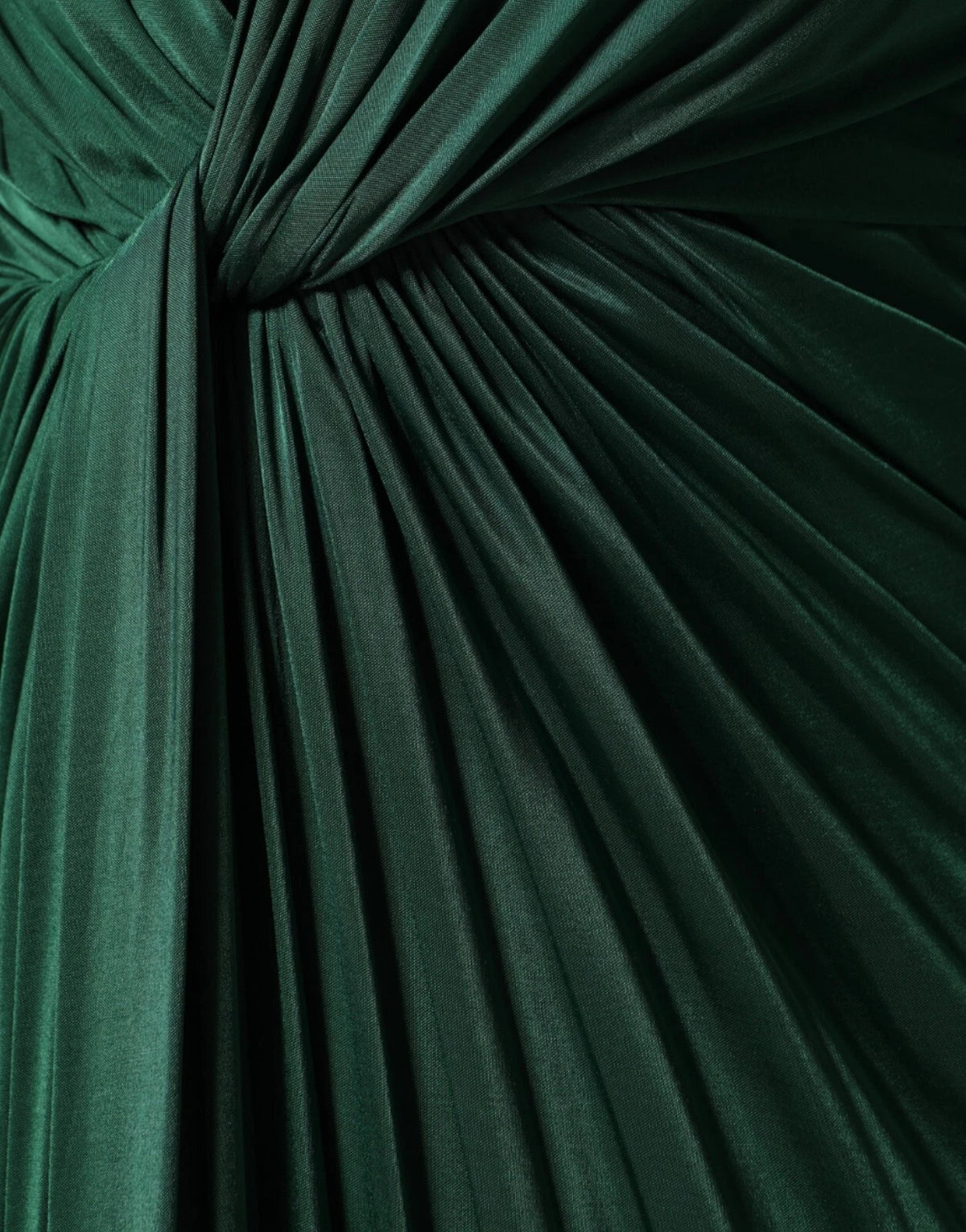 Dolce & Gabbana Dark Green Viscose Long Sleeve Midi Women's Dress (Pre-Owned)