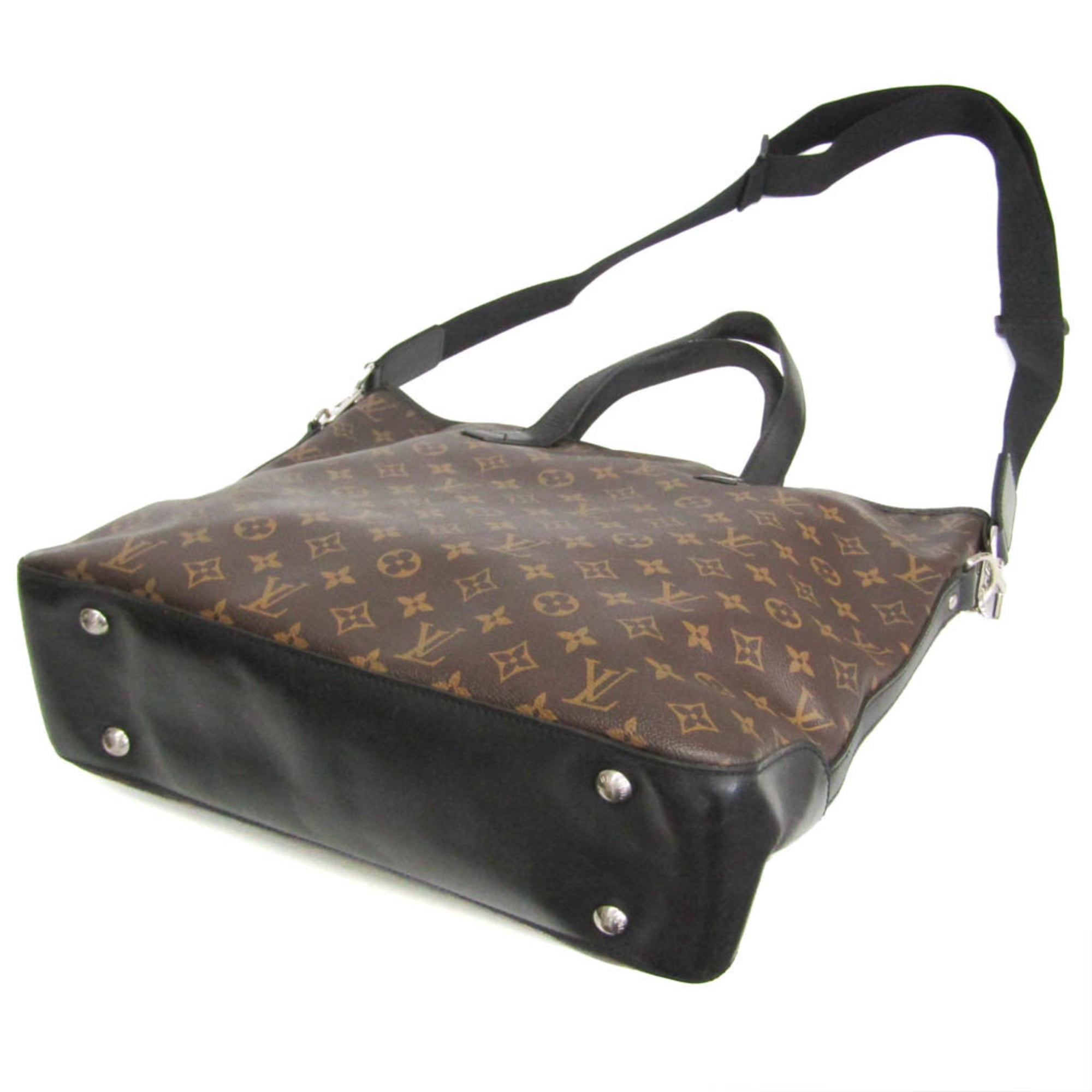Louis Vuitton Davis Macassar Monogram Canvas Brown Canvas Handbag (Pre-Owned)
